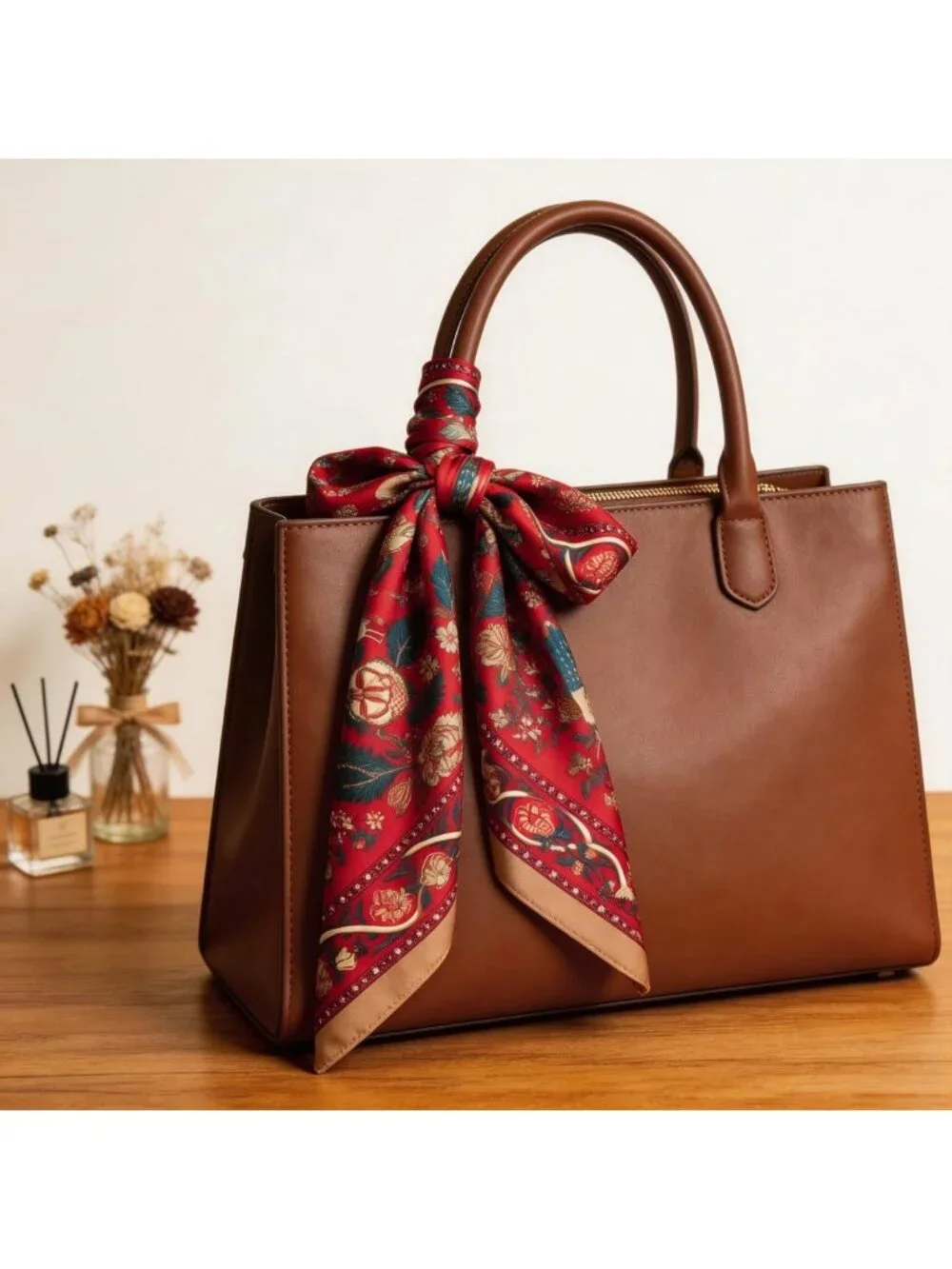 100% Mulberry Silk Scarf - 21